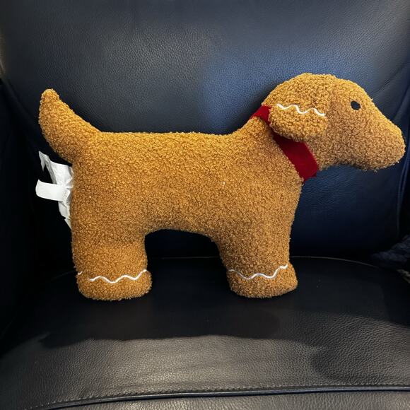 NEW Target Bullseye Gingerbread Dog Pillow Christmas Cottage Core Holiday 2025 - Picture 14 of 16